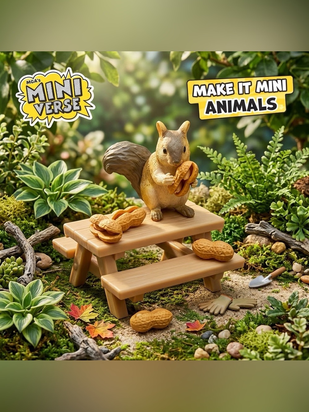 MGA's Miniverse Make It Mini Animals Series 2: SQUIRREL (Opened Capsule)